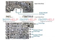 Комплект заглушек гидроблока АКПП ZF6HP21/ZF6HP28/ZF6HP34 фото 2